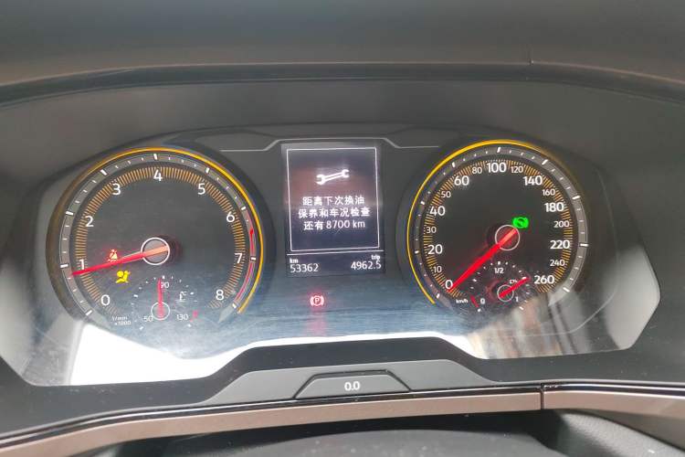 Used Volkswagen Tharu 2020 280TSI Two-Wheel Drive Comfort Edition China VI Standard Instrument Cluster