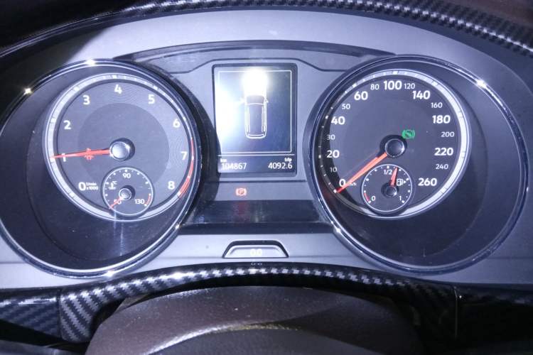 Used Volkswagen Teramont 2017 380TSI Four-Wheel Drive Luxury Edition Odometer Close Up