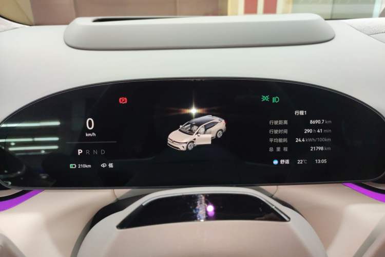 Used Zeekr 007GT 2025 Four-Wheel Drive Intelligent Driving Version 75 kWh Instrument Cluster