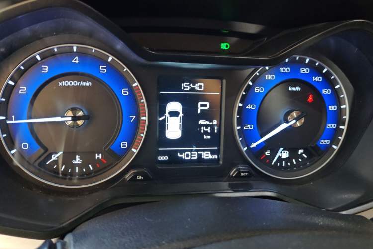 Used Geely Auto Vision X3 2020 1.5L CVT Luxury Model Odometer Close Up