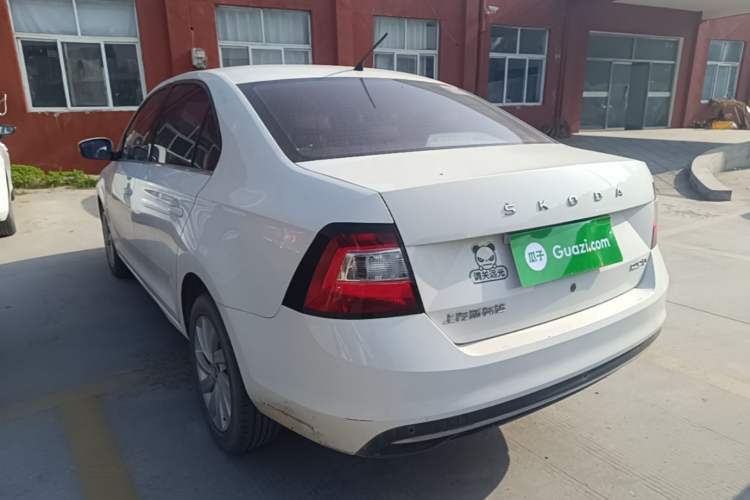 Used Skoda Rapid 2019 1.5L Automatic Comfort Edition China VI Standard Rear Left 45 Deg