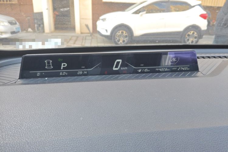 Used NETA V 2022 Chao 400 Lite Odometer Close Up