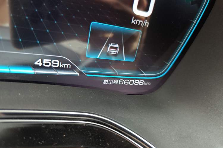 Used BYD Tang New Energy 2021 DM-i 112KM Prestige Model Odometer Close Up