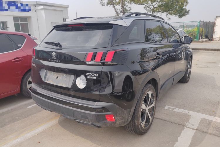 Used Peugeot 4008 2019 360THP BLACKPACK Obsidian Edition Rear Right 45 Deg