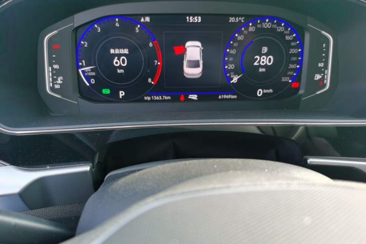 Used Volkswagen Passat 2022 330TSI Starry Luxury Edition Odometer Close Up