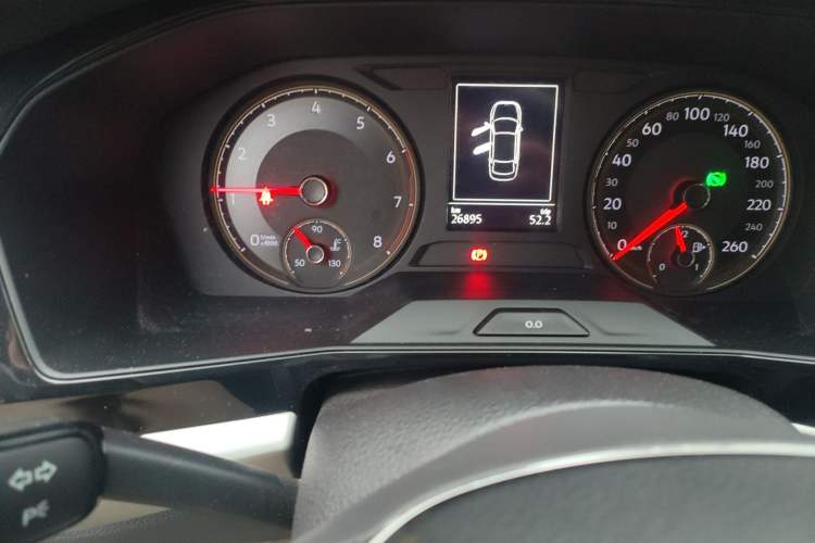 Used Volkswagen Lavida 2019 280TSI DSG Comfort Edition China VI standard Odometer Close Up