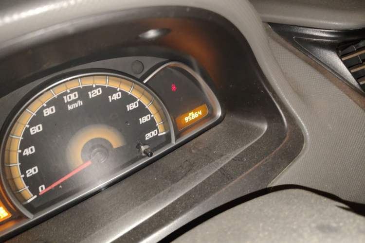 Used Chevrolet Sail 2010 Sedan 1.4L Manual Enjoyment Edition Odometer Close Up