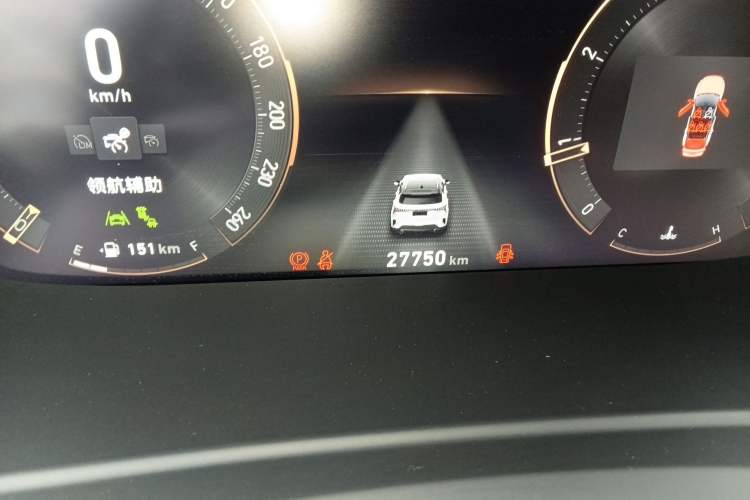 Used Lynk & Co 06 2023 Remix 1.5T Shero Odometer Close Up