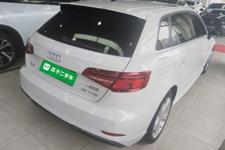 Used Audi A3 2020 Sportback 35 TFSI Fashion Edition China VI Emission Standard Rear Right 45 Deg