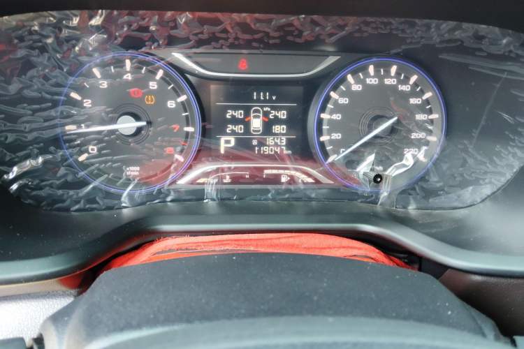 Used GAC Trumpchi GS3 2017 150N Automatic Elite Edition Odometer Close Up