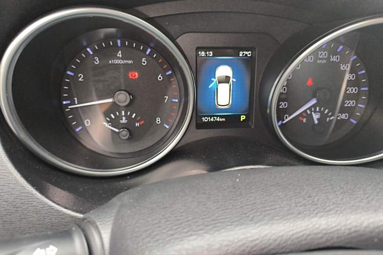 Used Haval H6 Coupe 2016 Blue Label 1.5T Automatic Two-Wheel Drive Elite Model Odometer Close Up