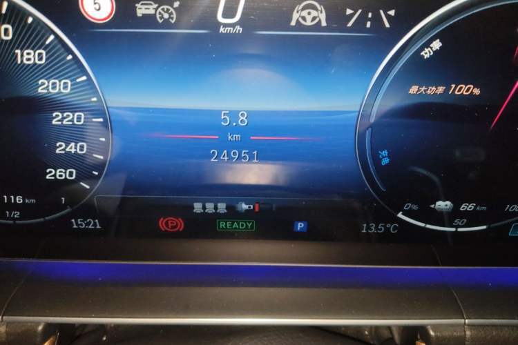 Used Mercedes-Benz GLE New Energy 2024 GLE 400 e 4MATIC Odometer Close Up