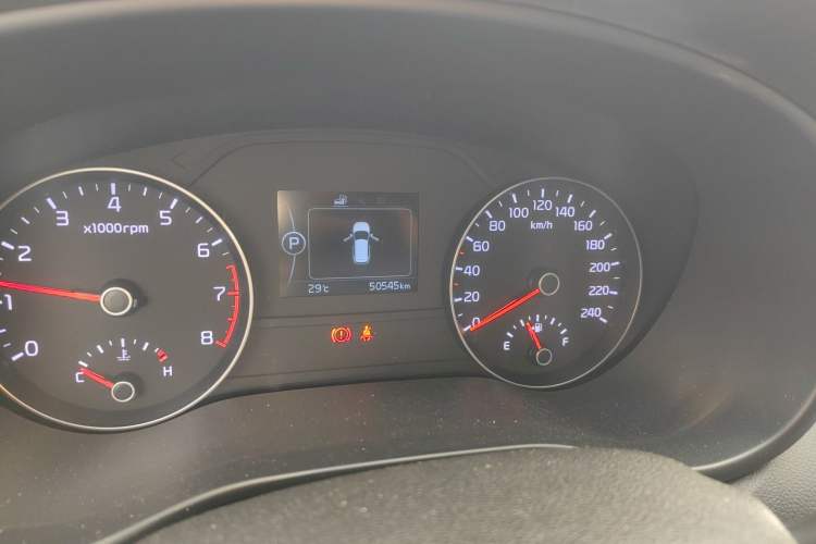 Used Kia KX5 2017 1.6T Automatic Two-Wheel Drive 15th Anniversary Special Edition DLX Odometer Close Up