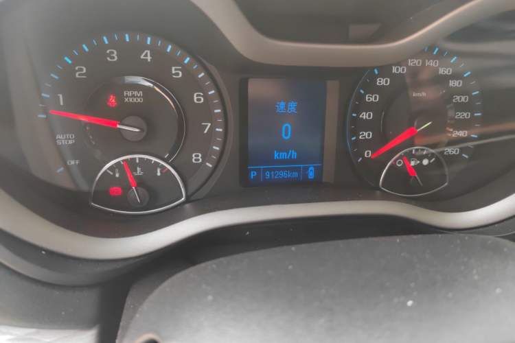 Used Chevrolet Malibu 2018 530T Automatic Fashion Edition Odometer Close Up