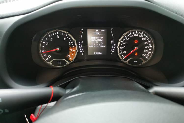 Used Jeep Renegade 2017 180T Automatic Kinetic Edition+ Odometer Close Up