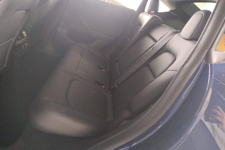 Used Tesla Model Y 2021 Long-Range All-Wheel-Drive Version 3D7 Left Rear Seat