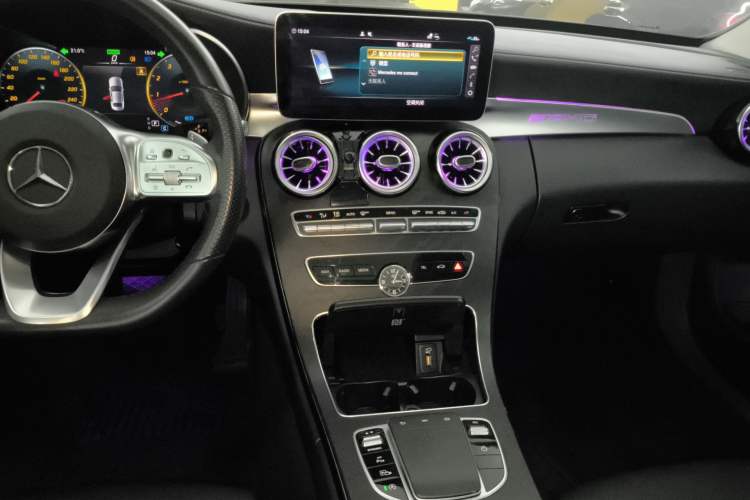 Used Mercedes-Benz C-Class 2021 C 260 L Sport Edition Star Collection Audio And AC Panel