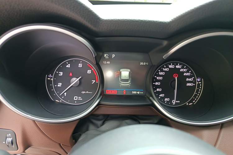 Used Alfa Romeo Stelvio 2017 2.0T 280HP Luxury Edition Instrument Cluster