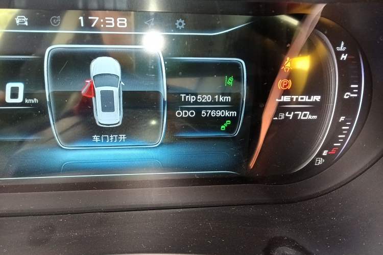 Used JETOUR X90 2019 1.5T Manual Smart Enjoyment Version 6 Seats China VI Standard Odometer Close Up