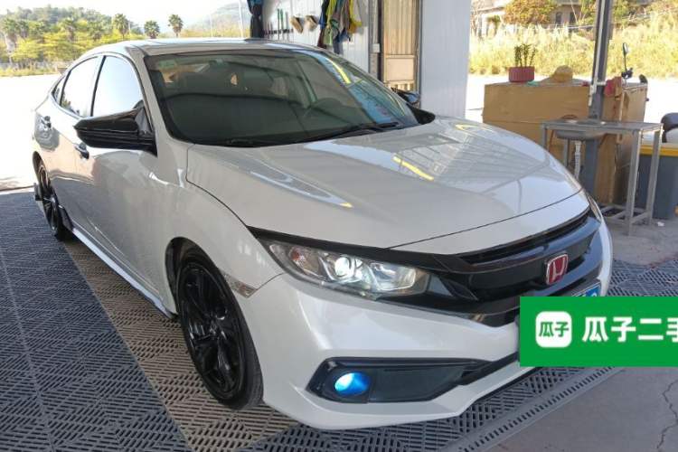 Used Honda Civic 2019 220TURBO CVT Dynamic Edition China VI Emission Standard Front Right 45 Deg