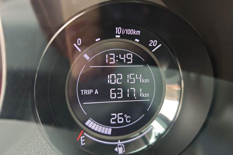 Used Honda XR-V 2019 1.5L CVT Comfort Version China V Emission Standard Odometer Close Up