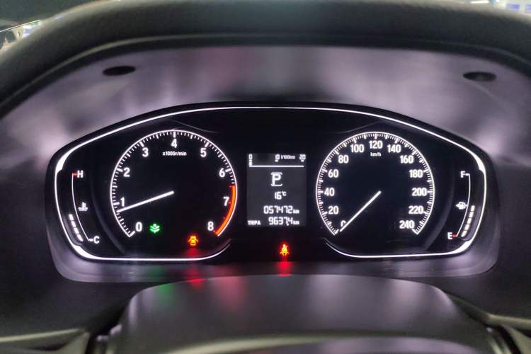 Used Honda Inspire 2019 260TURBO Elegant Edition China VI Emission Standard Instrument Cluster
