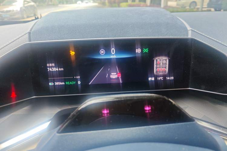 Used Zeekr 001 2021 Ultra-Long Range Dual-Motor YOU Version Instrument Cluster