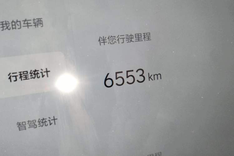 Used Li Auto L6 2025 Pro Smart Refresh Edition Odometer Close Up