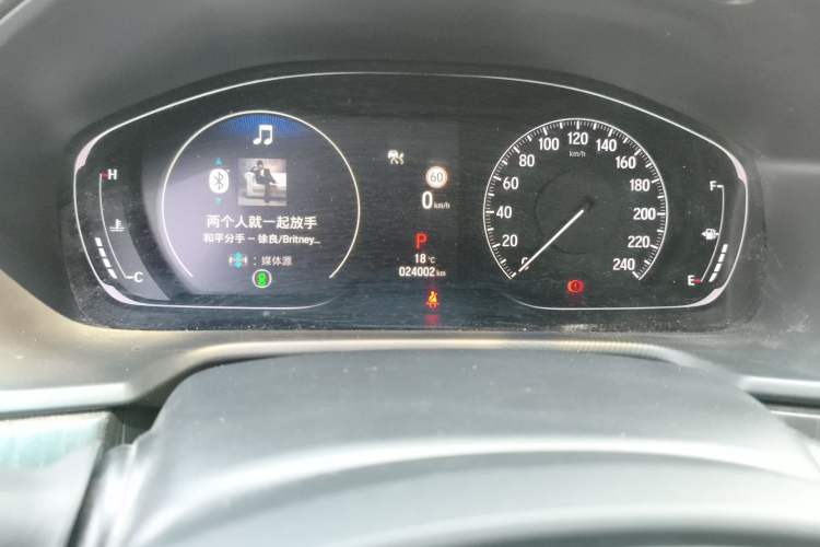 Used Honda Inspire 2022 260TURBO Jingyue Version Odometer Close Up