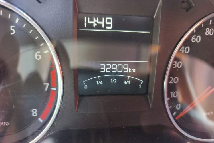 Used Volkswagen Polo 2014 1.6L Automatic Comfort Edition Odometer Close Up