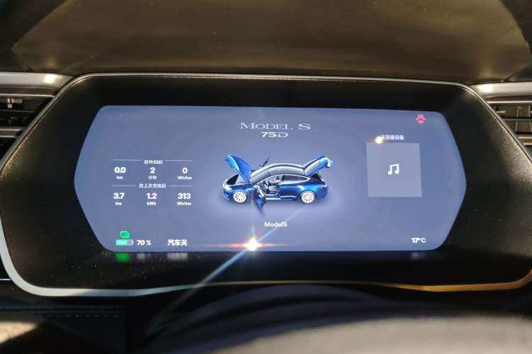 Used Tesla Model S 2017 S 75D Standard Range Edition Instrument Cluster