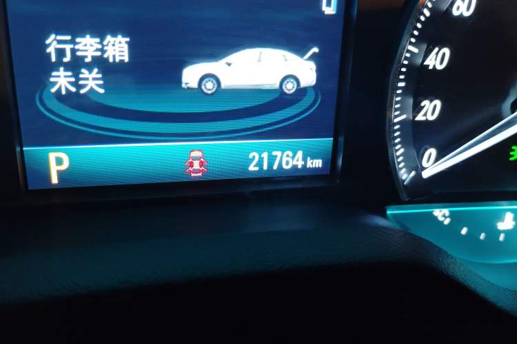 Used Buick GT 2021 Revised Version Flagship 1.5L Automatic Elite Edition Odometer Close Up