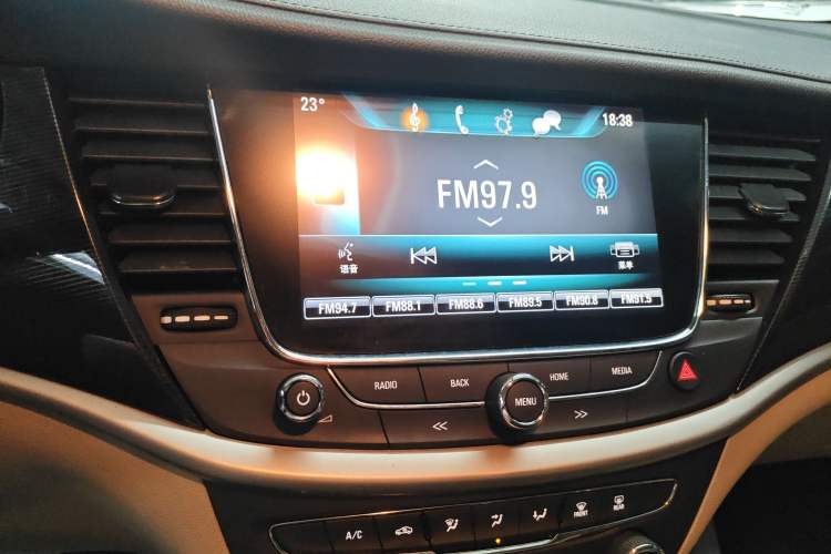 Used Buick Verano 2017 Sedan 15S Automatic Leading Model Audio And AC Panel