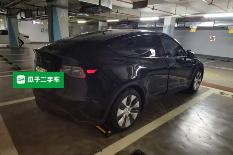 Used Tesla Model Y 2022 Revised Version Rear-Wheel Drive Rear Right 45 Deg