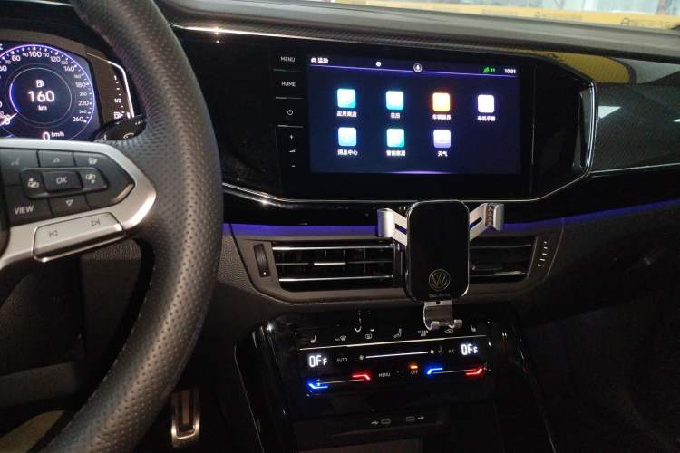 Used Volkswagen Tayron X 2020 380TSI Four-Wheel Drive Flagship Smart Connectivity Version Audio And AC Panel