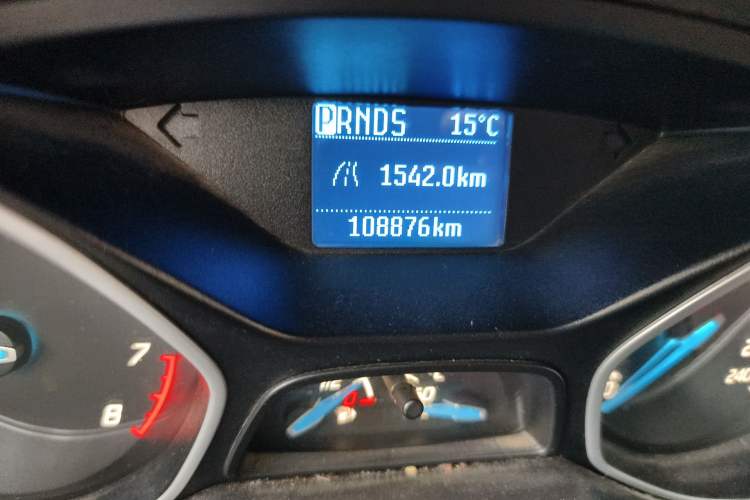 Used Ford Focus 2012 Sedan 1.6L Automatic Comfort Model Odometer Close Up