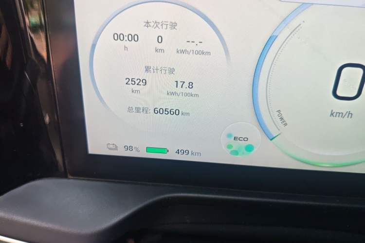 Used AION S Plus 2022 70 Enjoy Edition Odometer Close Up