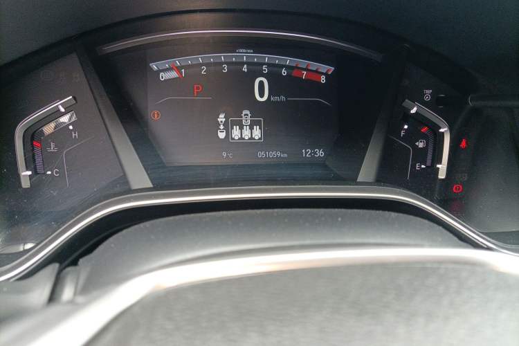 Used Honda Breeze 2021 240TURBO CVT Two-Wheel Drive Smart Enjoyment Version Odometer Close Up