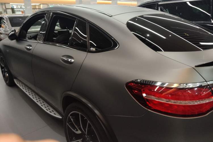 Used Mercedes-Benz GLC Coupe AMG 2017 AMG GLC 43 4MATIC Coupe SUV Rear Left 45 Deg