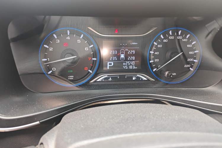 Used GAC Trumpchi GS3 2021 POWER 270T Automatic Dynamic Edition Odometer Close Up