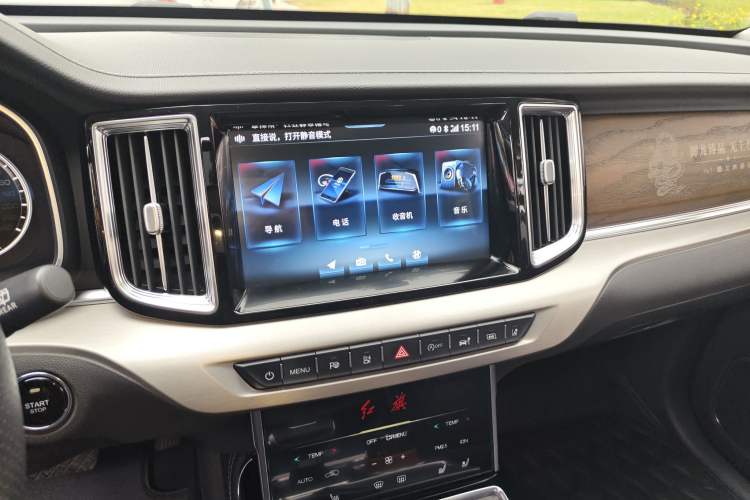 Used Hongqi HS7 2021 3.0T Automatic All-Wheel Drive Smart Connect Flagship Edition Audio And AC Panel