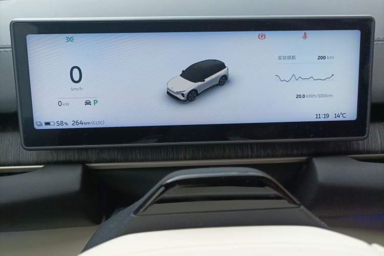 Used Nio ES6 2023 75 kWh Instrument Cluster