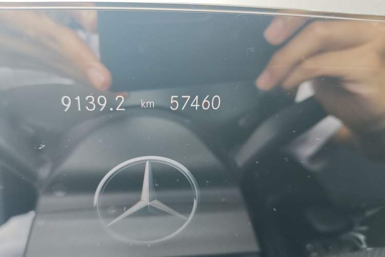 Used Mercedes-Benz A-Class 2021 A 180 L Sport Sedan Odometer Close Up