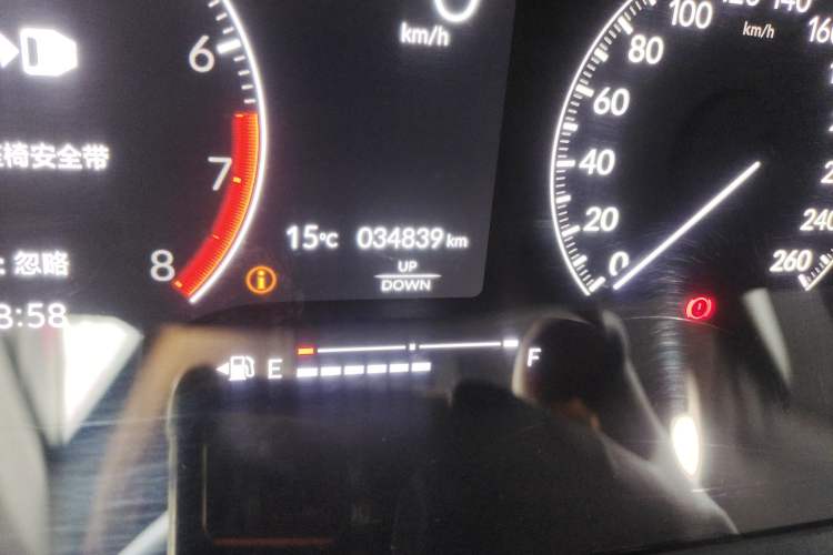 Used Honda Integra 2022 240TURBO Manual Exclusive Edition Odometer Close Up