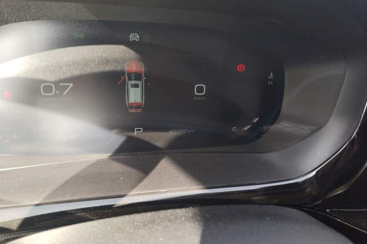 Used Baojun Valli 2021 1.5T Naqu Starry Sky CVT Flagship Model Odometer Close Up