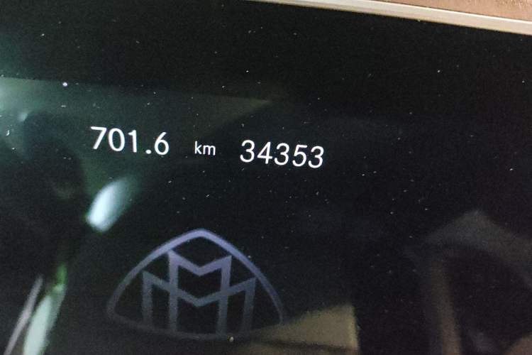 Used Mercedes-Benz Maybach GLS 2022 GLS 600 4MATIC Celebration Edition Odometer Close Up