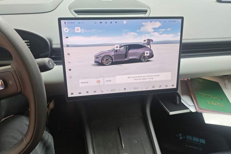 Used Zeekr 007 2024 Rear-Drive Enhanced Version 75 kWh Audio And AC Panel