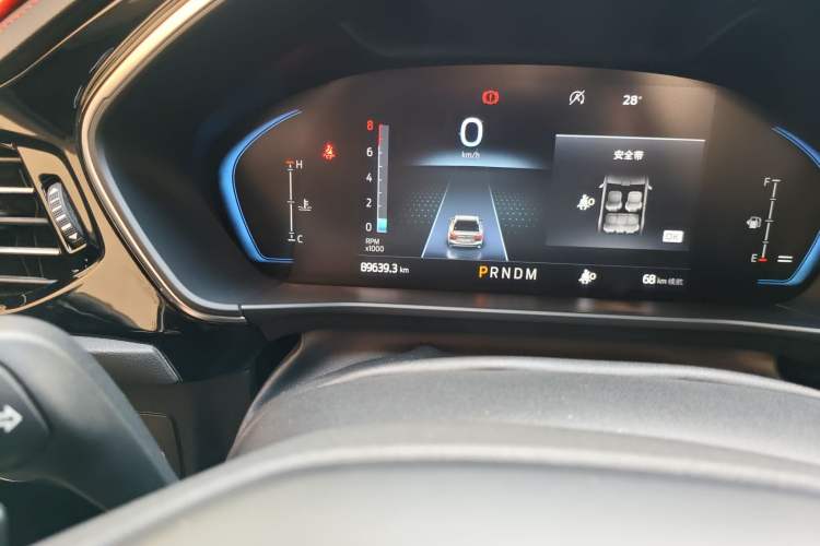 Used Ford Focus 2021 Sedan EcoBoost 180 Automatic ST Line Odometer Close Up