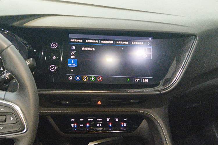 Used Buick Envision 2022 Encore S GS Two-Wheel Drive Smart & Sporty Model Audio And AC Panel