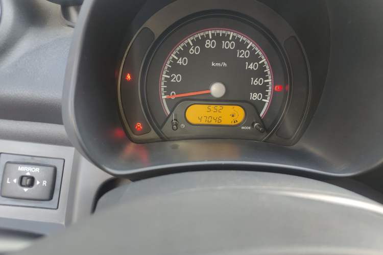 Used Suzuki Alto 2013 1.0L Manual Luxury Model Odometer Close Up